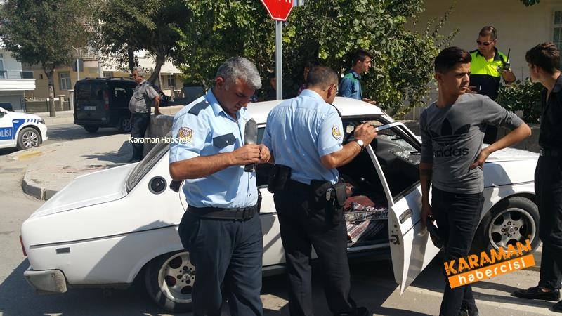 Karaman’da Yoldan Çıkan Otomobil Liseli Gençlere Çarptı 6
