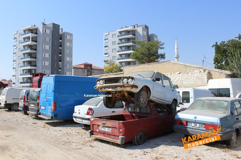 Karaman’da Cemiyet Otoparkı Doldu Taşıyor 10