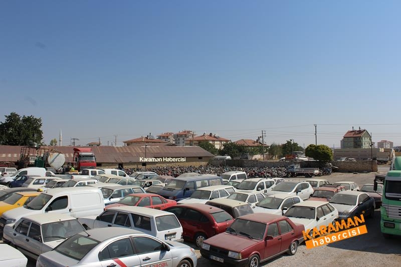 Karaman’da Cemiyet Otoparkı Doldu Taşıyor 12