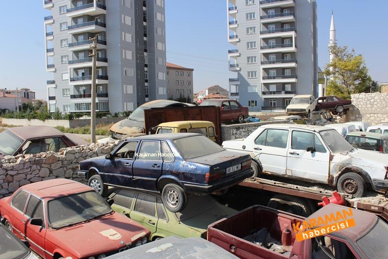 Karaman’da Cemiyet Otoparkı Doldu Taşıyor 19