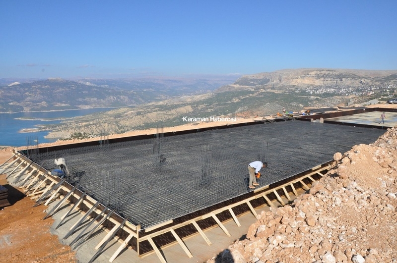 Ermenek Şehir Stadyumu Kuruseki Mevkiinde hızla yükseliyor 2