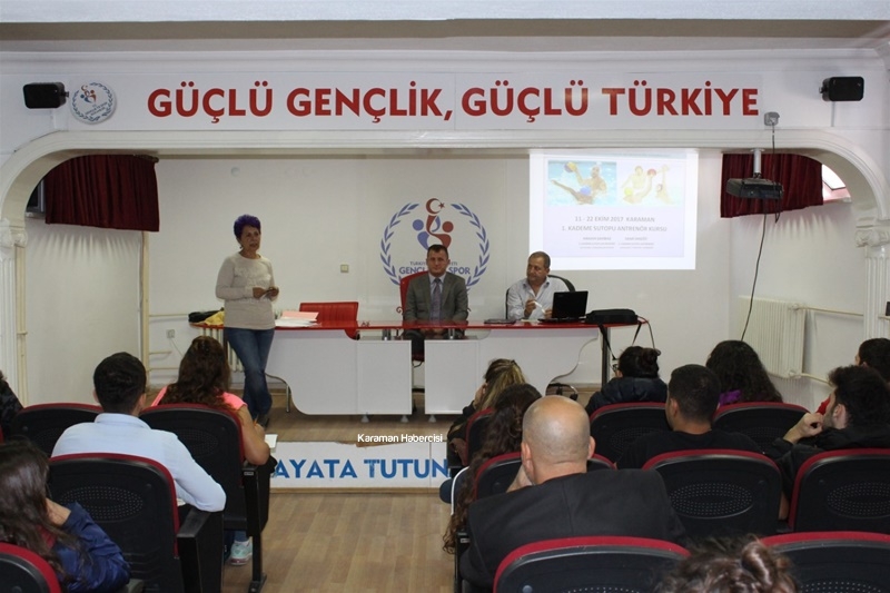 Karaman'da Sutopu 1.Kademe Antrenör Kursu Başladı 2