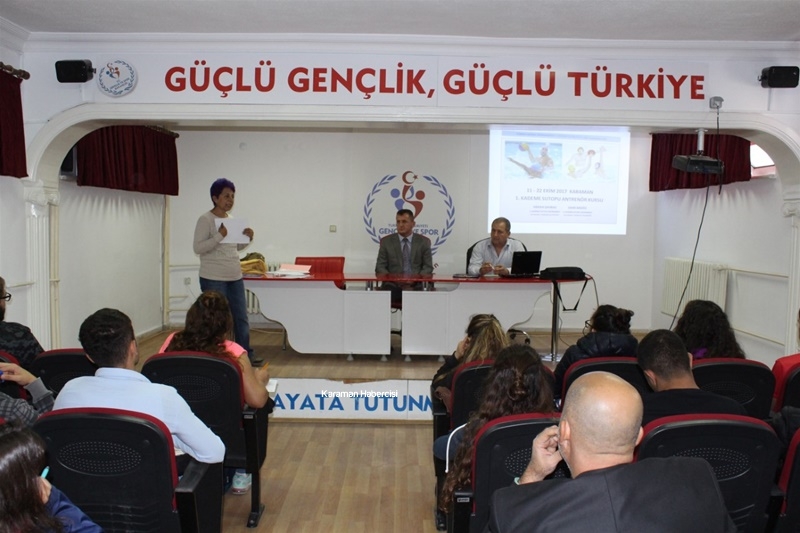 Karaman'da Sutopu 1.Kademe Antrenör Kursu Başladı 3