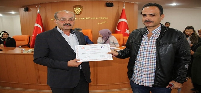 Karaman'da Türkçe Öğrenen Mülteciler Sertifikalarını Aldı 8