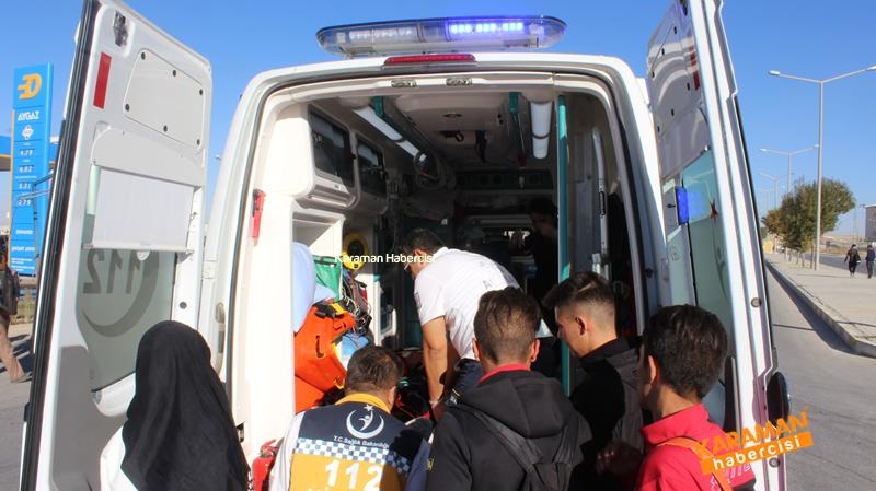 Karaman’da Otomobil İle Motosiklet Çarpıştı 3