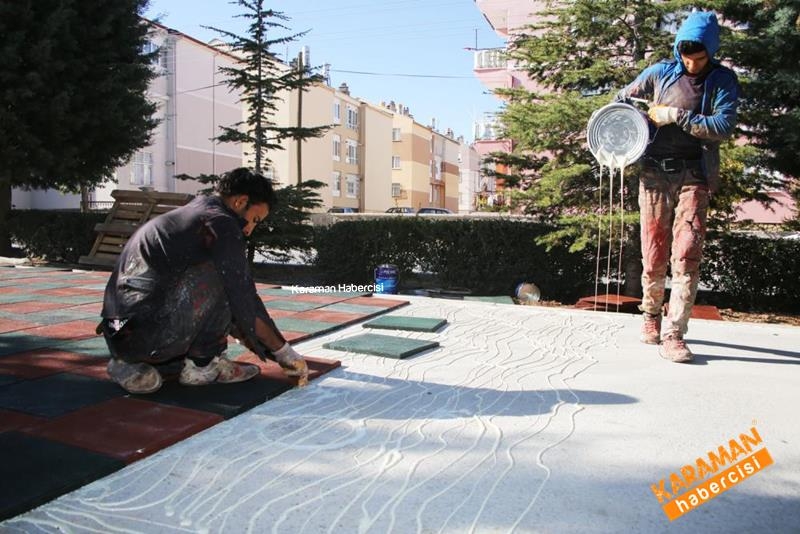 Yürüyüş Yoluna Kauçak Zemin Kaplanıyor 3