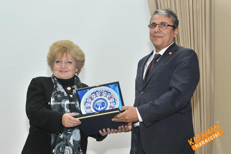 KMÜ Prof.Dr.Hanım Halilova'yı Ağırladı 11