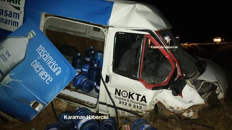 Karaman’da 2 Kazada 4 Yaralı 4