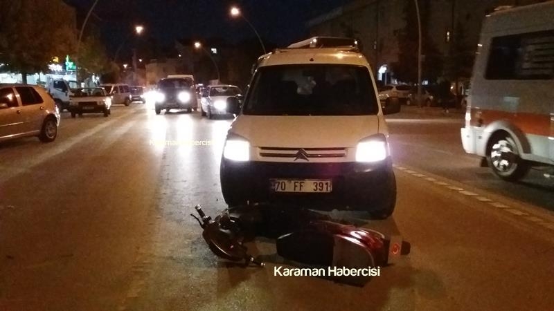 Karaman’da Elektrikli Motosiklet Kazaları 1