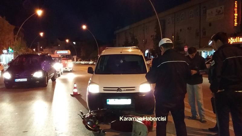 Karaman’da Elektrikli Motosiklet Kazaları 2