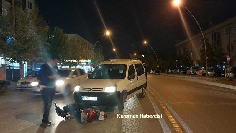 Karaman’da Elektrikli Motosiklet Kazaları 4