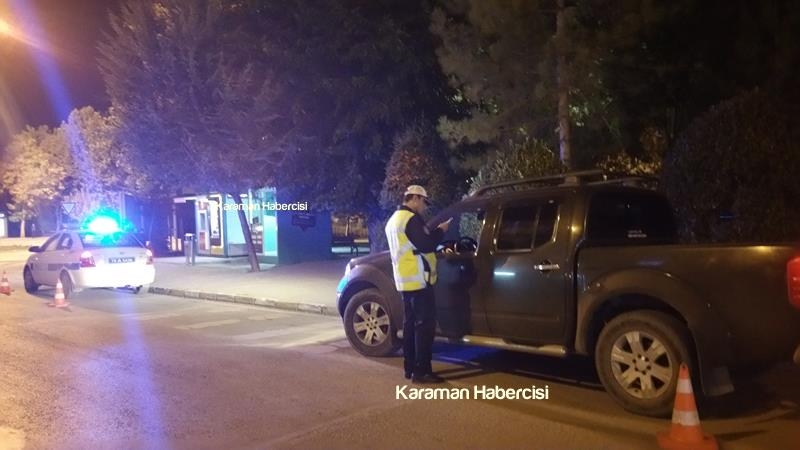 Karaman’da Kusurlu Bulunan Araçlara Ceza 1