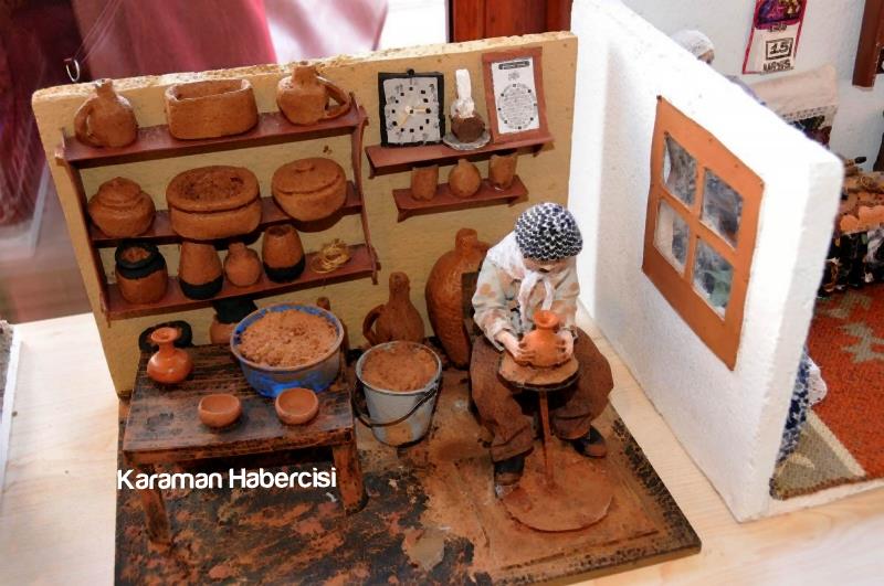 Karaman Kitre ve Taş Bebek Sergisi Açıldı 11