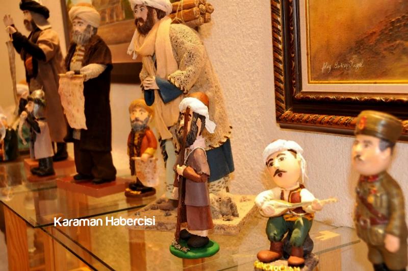 Karaman Kitre ve Taş Bebek Sergisi Açıldı 6