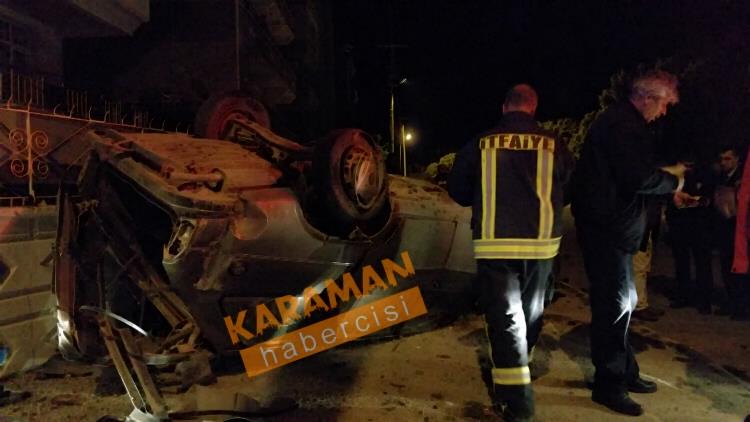 Karaman’da Feci Kaza 12