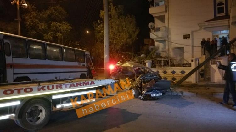 Karaman’da Feci Kaza 18