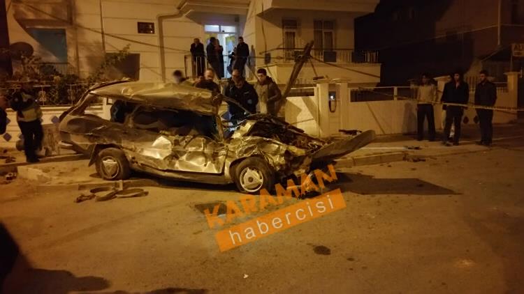 Karaman’da Feci Kaza 20