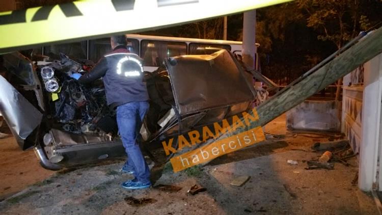 Karaman’da Feci Kaza 22