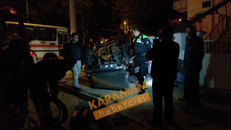 Karaman’da Feci Kaza 4