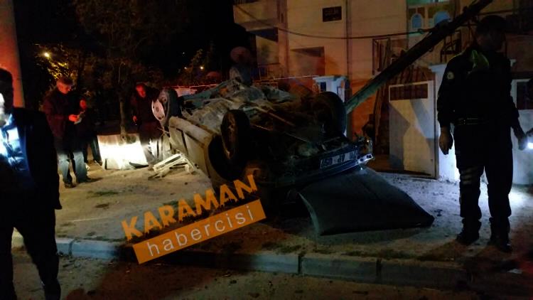 Karaman’da Feci Kaza 5