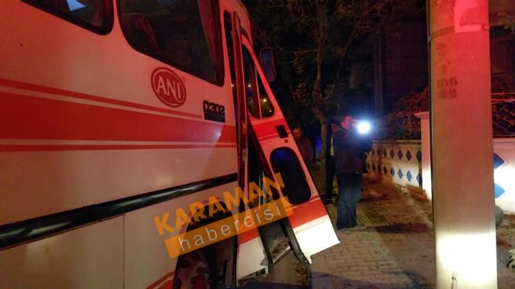 Karaman’da Feci Kaza 6