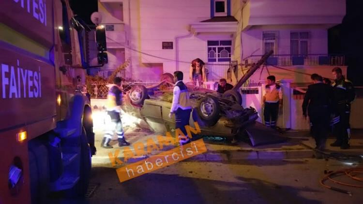 Karaman’da Feci Kaza 7