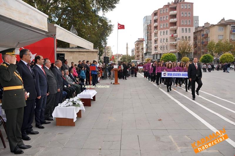 Cumhuriyet Bayramı Karaman'da Coşkuyla Kutlandı 34