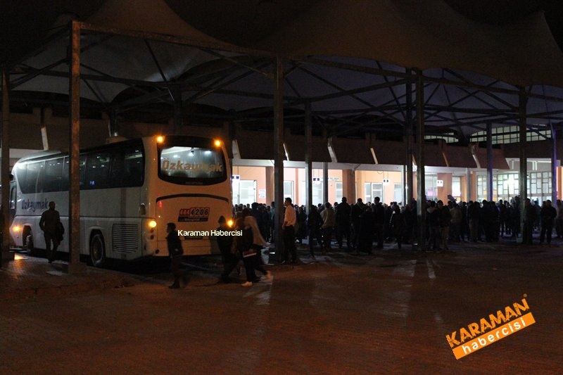 Karaman Otogar’ında Asker Hareketliliği 12