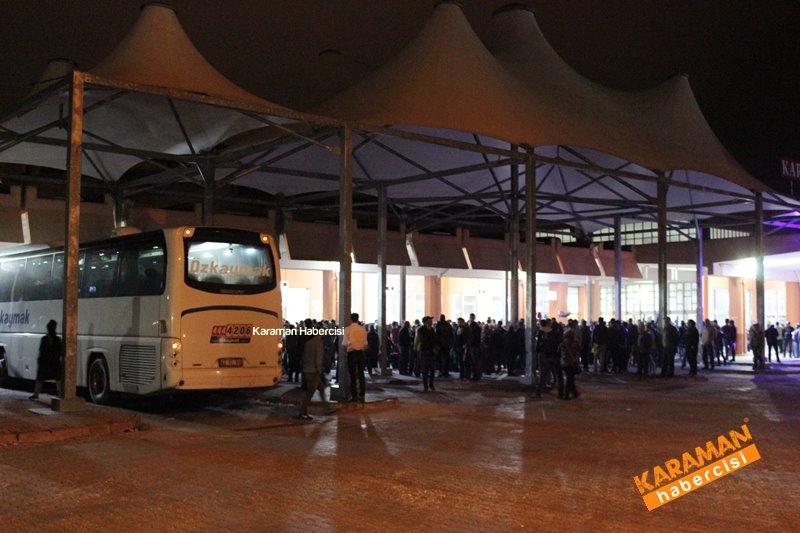 Karaman Otogar’ında Asker Hareketliliği 13