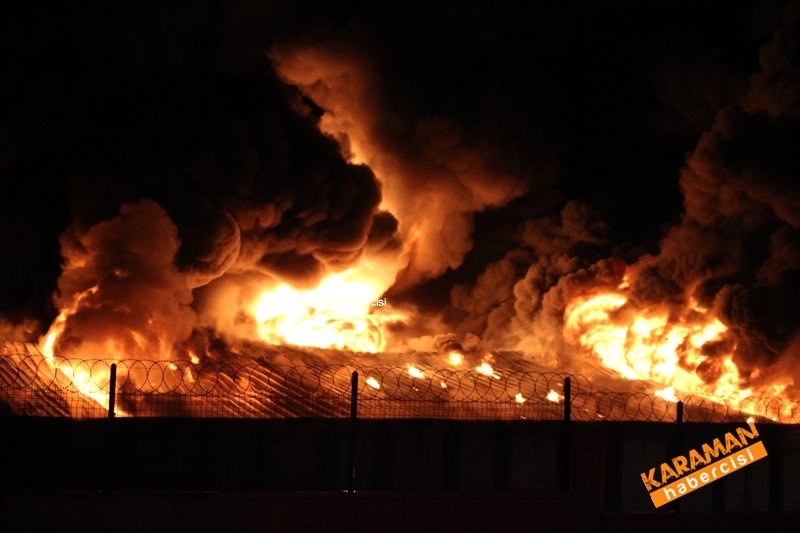 Karaman Organizesinde Dev Yangın 16
