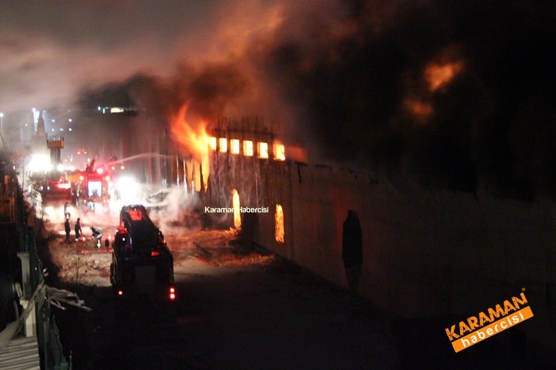 Karaman Organizesinde Dev Yangın 7