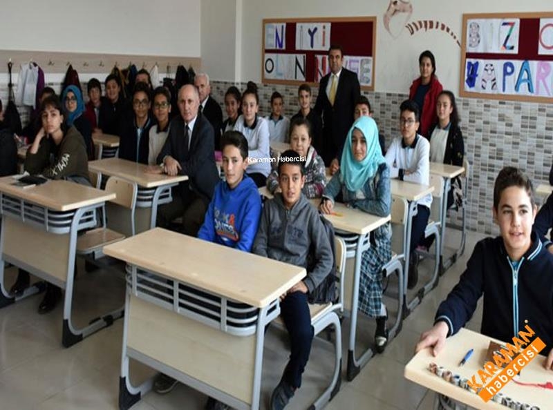 İbrahim Bey İlk ve Ortaokuluna Sürpriz Ziyaret 10