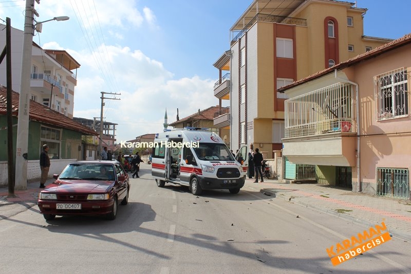 Yaşlı Adam Kaza Yaptığı Araçta Mahsur Kaldı Karaman Trafik Kazası 1