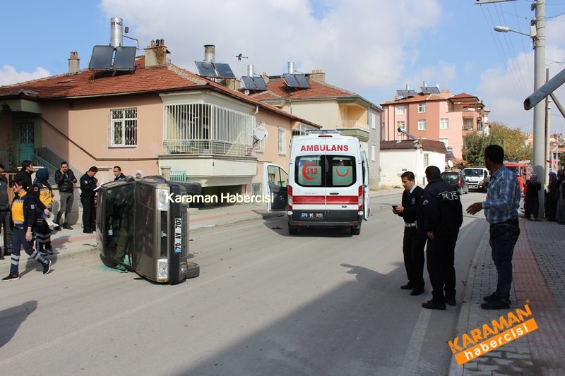Yaşlı Adam Kaza Yaptığı Araçta Mahsur Kaldı Karaman Trafik Kazası 8