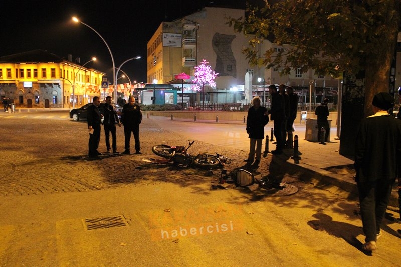 Kaza Sonrası Motosiklet Parçalandı 1