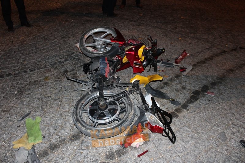 Kaza Sonrası Motosiklet Parçalandı 4