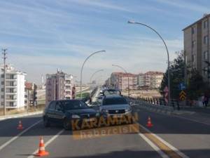 Yeni Köprü Başlangıcında Trafik Kazası