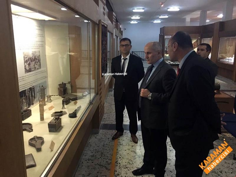 Vali Fahri Meral Karaman Müzesini Ziyaret Etti 2