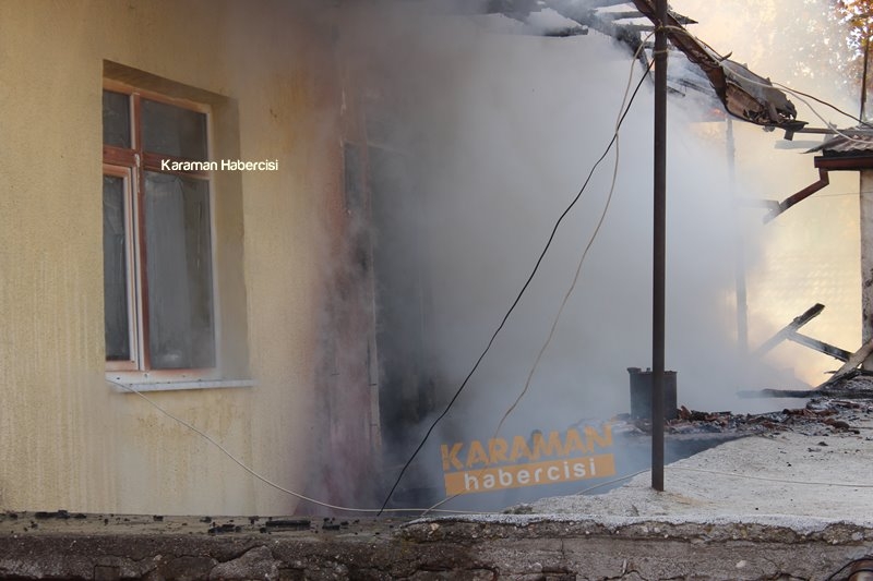 Karaman’da Yanan Evde Can Pazarı 18
