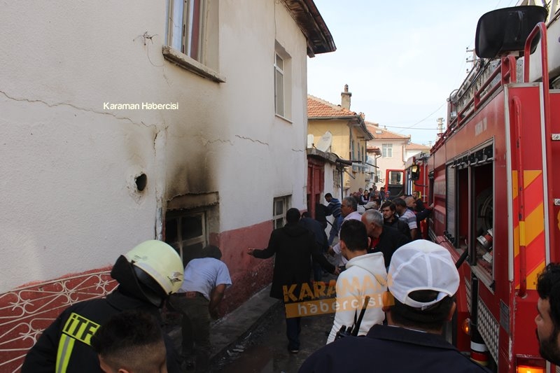 Karaman’da Yanan Evde Can Pazarı 24