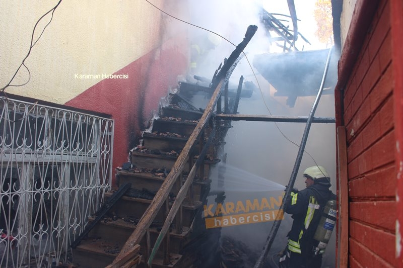Karaman’da Yanan Evde Can Pazarı 33