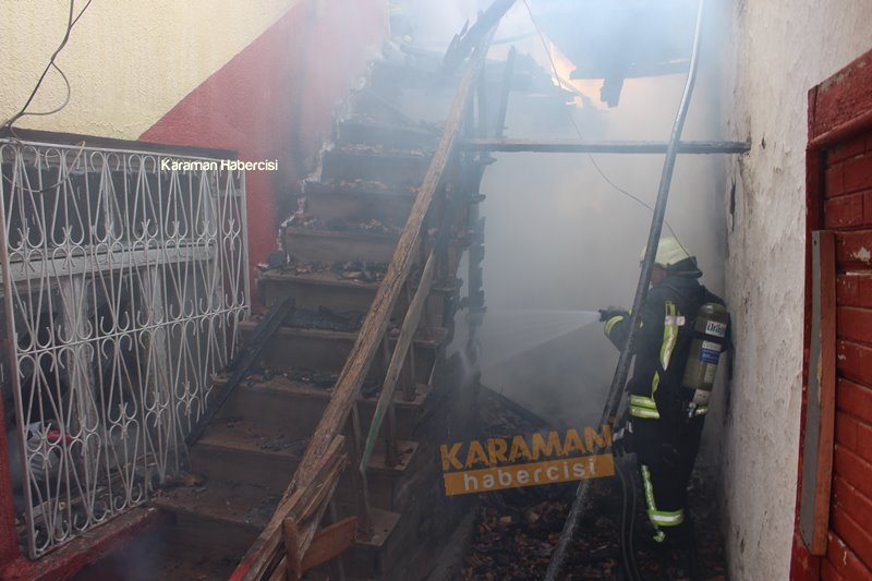 Karaman’da Yanan Evde Can Pazarı 35