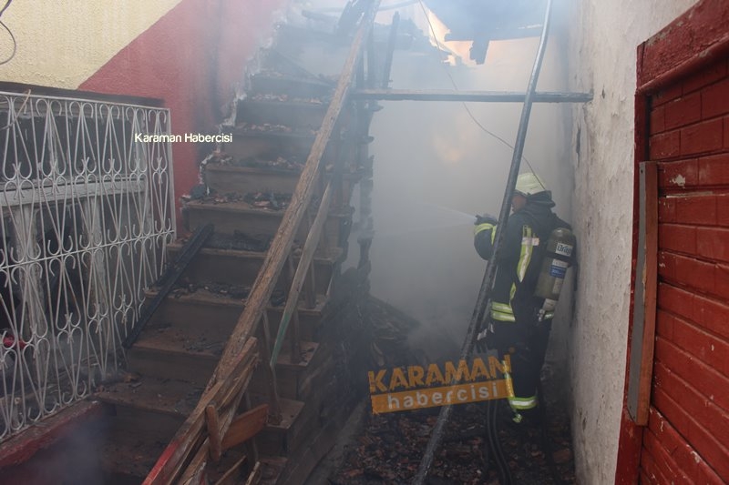 Karaman’da Yanan Evde Can Pazarı 36