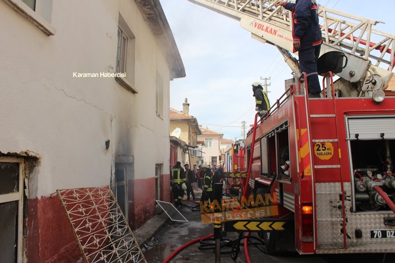 Karaman’da Yanan Evde Can Pazarı 39