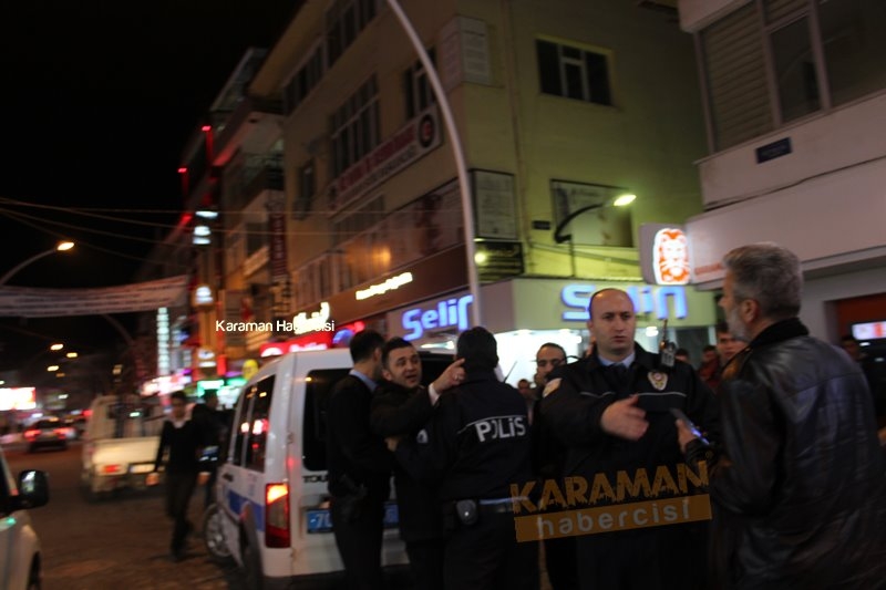 Karaman’da Mağazada Çıkan Kavga Caddeye Taştı 1