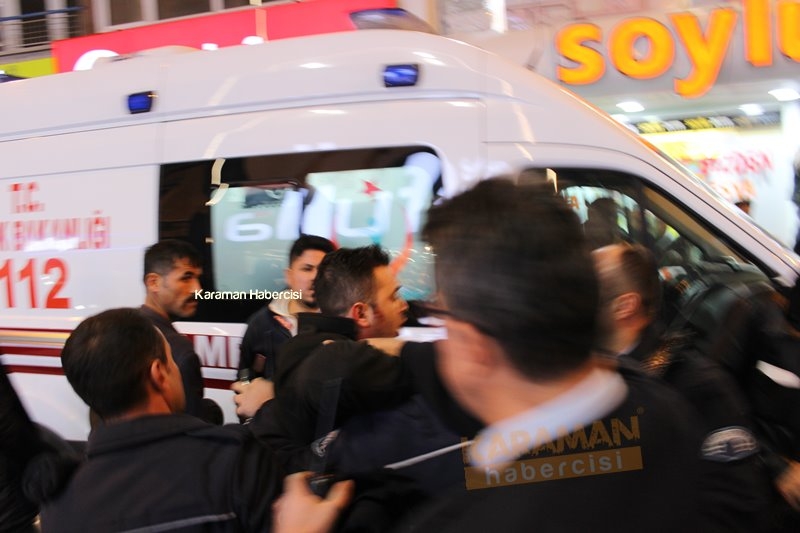 Karaman’da Mağazada Çıkan Kavga Caddeye Taştı 2