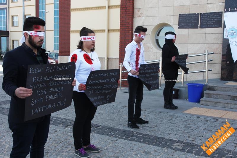 KMÜ'de Şehit Öğretmenler Anıldı 2