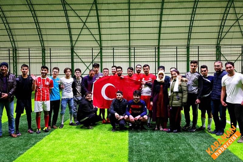 KMÜ'de Tömer'den Dostluk Maçı 13