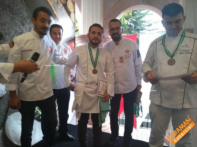 KMÜ'lü Aşçılara Uluslararası Yarışmadan 12 Madalya 9