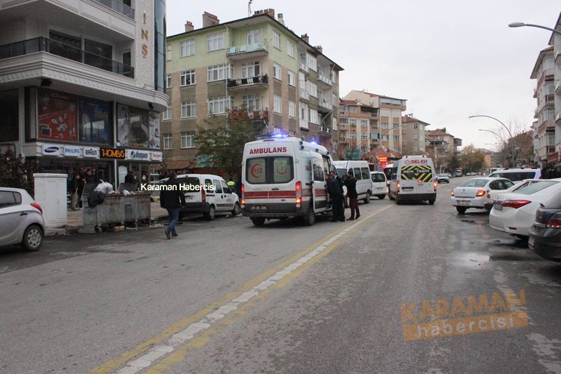 Karaman’da Okul Servisi İle Kamyonet Çarpıştı 1